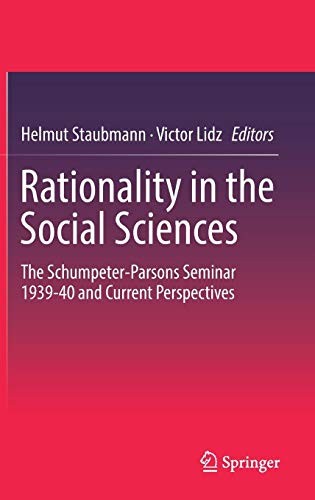 Cover for Rationality in the Social Sciences