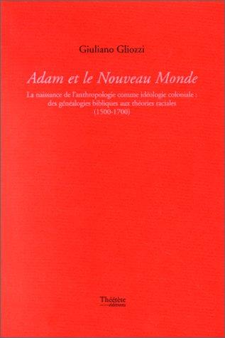 Cover for Adam et le nouveau monde