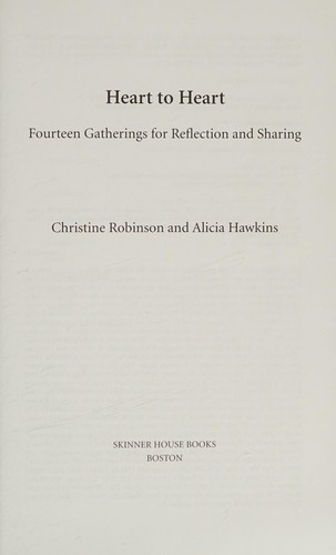 Cover for Heart to heart