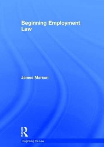 Cover for Beginning Employment Law