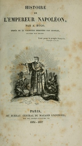 Cover for Histoire de l'empereur Napoléon