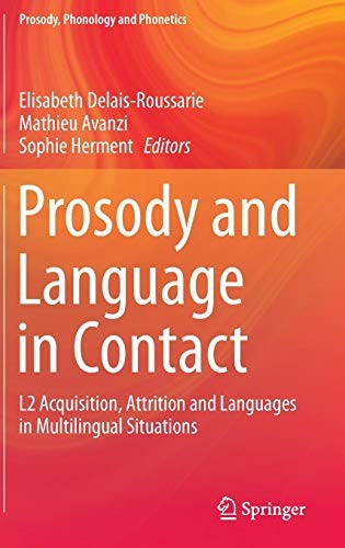 Cover for Prosody and Language in Contact