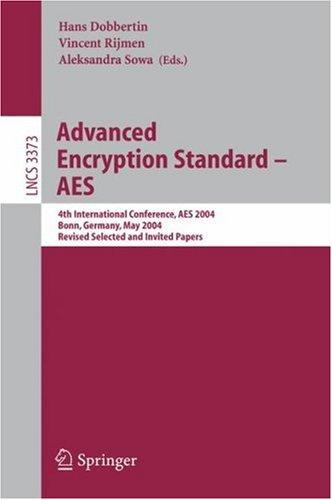Cover for Advanced Encryption Standard - AES