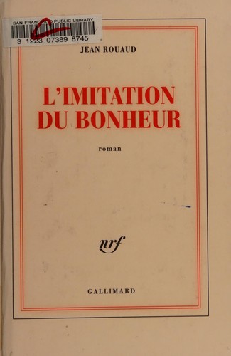 Cover for L' imitation du bonheur