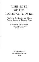 Cover for The rise of the Russian novel