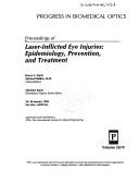Cover for Proceedings of laser-inflicted eye injuries