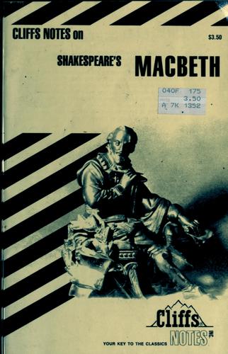 Cover for Macbeth