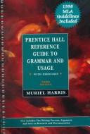 Cover for Prentice Hall Reference Guide to Grammar and Usage With Exercises/With     Mla 98 Update