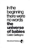 Cover for In the beginning there were no words