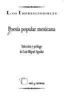 Cover for Poesía popular mexicana