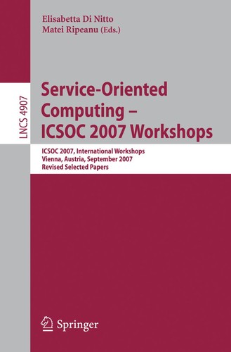 Cover for Service-oriented computing--ICSOC 2007 workshops