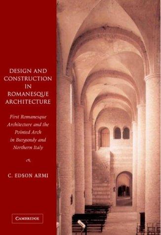 Cover for Design and construction in Romanesque architecture