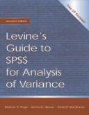 Cover for Levine's Guide to Spss for Analysis of Variance