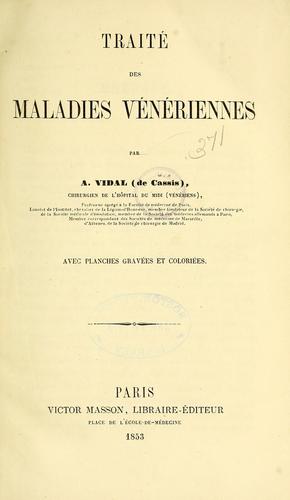 Cover for Traité des maladies vénériennes