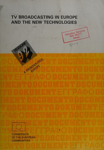 Cover for TV broadcasting in Europe and the new technologies