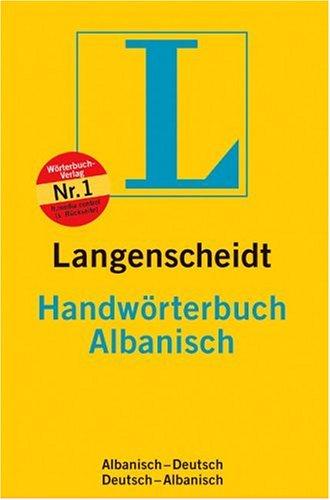 Cover for Langenscheidts Handwörterbuch, Albanisch