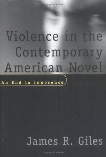 Cover for Violence in the contemporary American novel