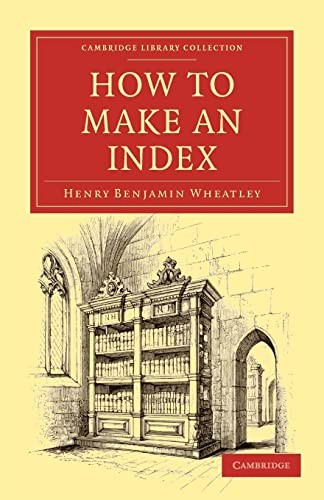 Cover for How to Make an Index