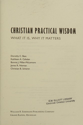 Cover for Christian Practical Wisdom