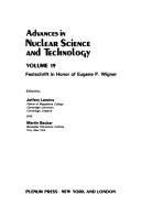 Cover for Advances in Nuclear Science and Technology, Volume 19