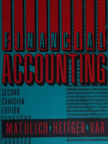 Cover for Financial accounting. Second Canadian edition