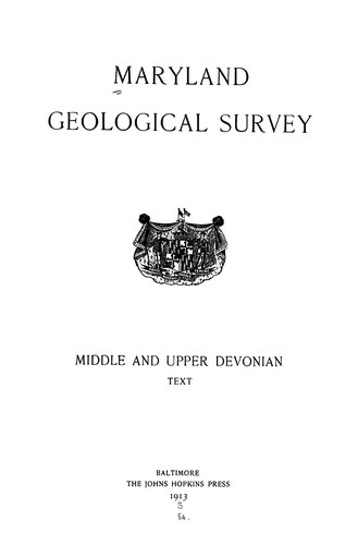 Cover for Middle and Upper Devonian