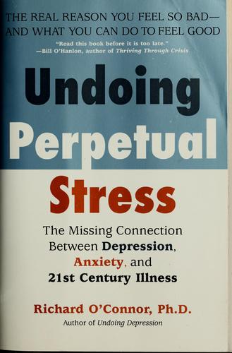 Cover for Undoing perpetual stress