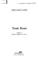 Cover for Tarda poesia