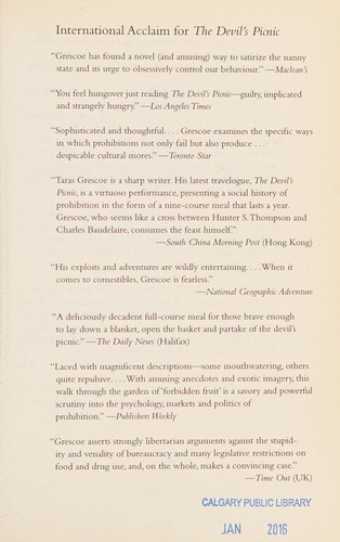 Cover for The devil's picnic
