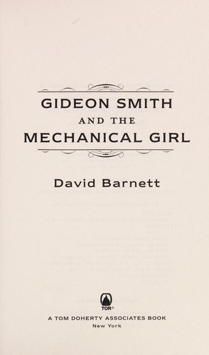 Cover for Gideon Smith and the mechanical girl