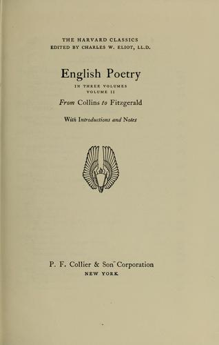 Cover for English poetry