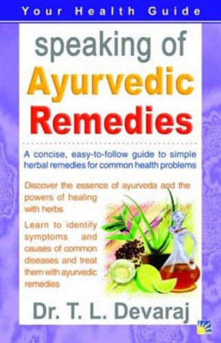 Cover for Speaking of Ayurvedic Remedies (Speaking of)
