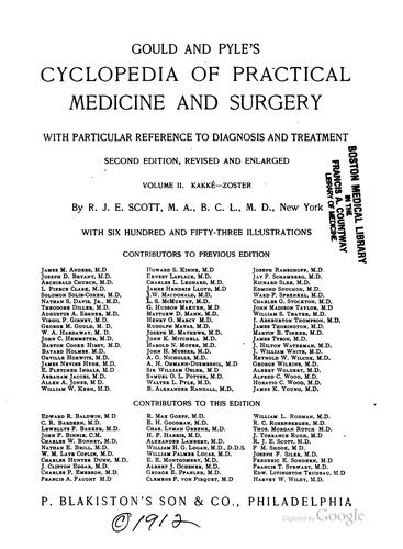 Cover for Gould and Pyle's Cyclopedia of Practical Medicine and Surgery: With ...