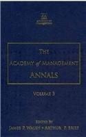Cover for The Academy of Management Annals, Volume 3
