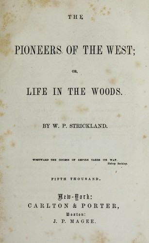 Cover for The pioneers of the West