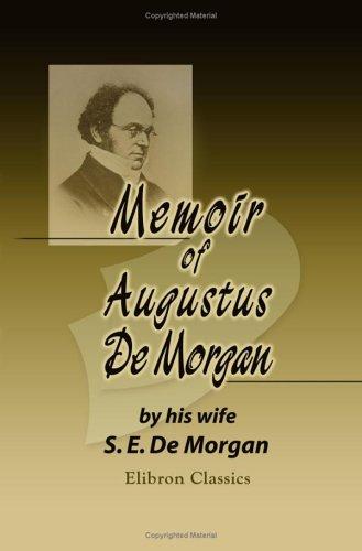 Cover for Memoir of Augustus De Morgan