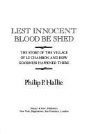 Cover for Lest innocent blood be shed