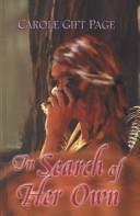 Cover for In search of her own