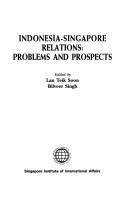 Cover for Indonesia-Singapore relations