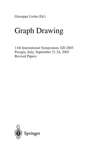 Cover for Graph drawing