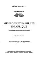 Cover for Ménages et familles en Afrique
