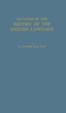 Cover for Outlines of the history of the English language
