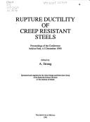 Cover for Rupture ductility of creep resistant steels