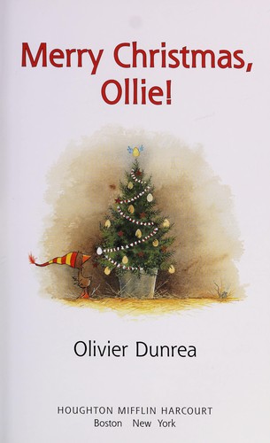 Cover for Merry Christmas, Ollie!