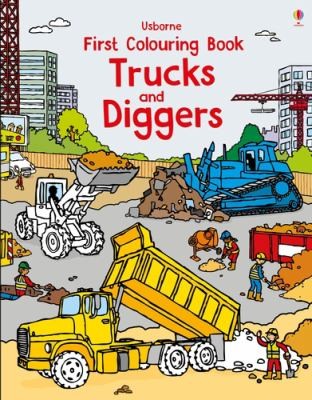Cover for First Colouring Book Trucks and Diggers