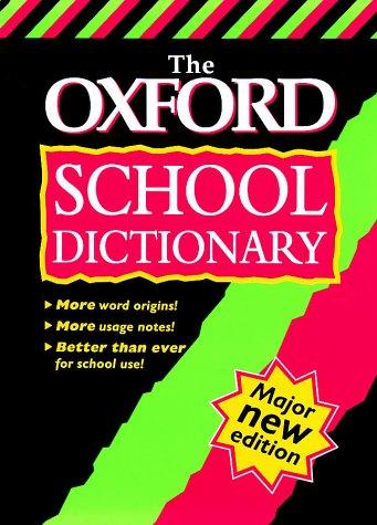 Cover for The Oxford School Dictionary