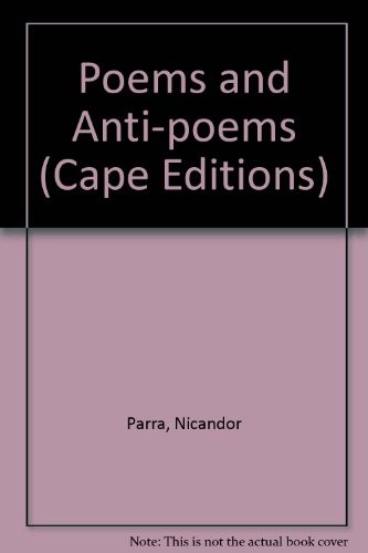 Cover for Poems and antipoems.