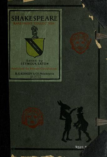 Cover for Shakespeare rare print collection