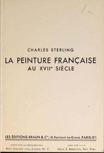 Cover for La Peinture française au [XVIe et au] XVIIe siècle. [Textes français, anglais et allemand.].