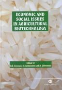 Cover for Economic and social issues in agricultural biotechnology